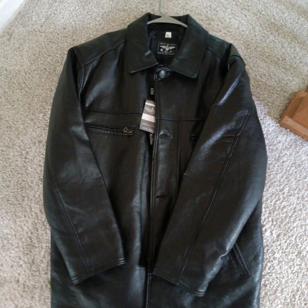 BRAND NEW - RGA Genuine Leather Jacket - XL - MADE IN ITALY